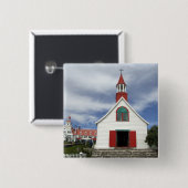 Kanada, Quebec, Tadoussac. Petite Chapelle, Button (Vorne & Hinten)