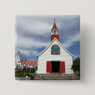 Kanada, Quebec, Tadoussac. Petite Chapelle, Button