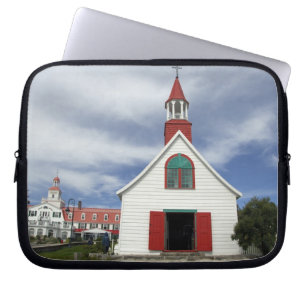 Kanada, Quebec, Tadoussac. Petite Chapelle, Laptopschutzhülle