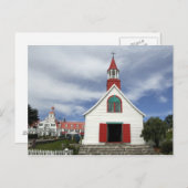 Kanada, Quebec, Tadoussac. Petite Chapelle, Postkarte (Vorne/Hinten)