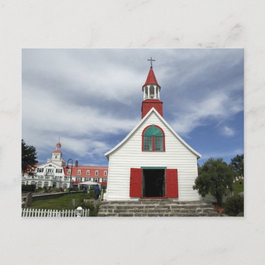 Kanada, Quebec, Tadoussac. Petite Chapelle, Postkarte (Vorderseite)
