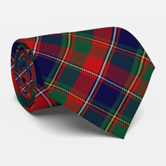 Kanada - Quebec Tartan Krawatte (Gerollt)