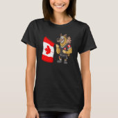 Kanada Rasta Dog T-Shirt (Vorderseite)