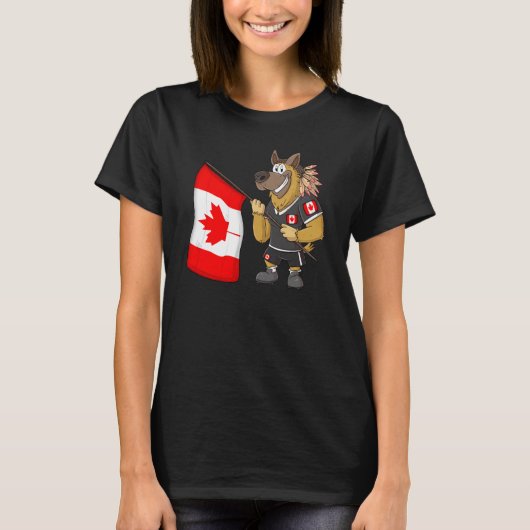 Kanada Rasta Dog T-Shirt (Vorderseite)