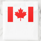 Kanada Rechteckiger Aufkleber (Tasche)