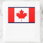 Kanada Rechteckiger Aufkleber (Tasche)