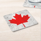 Kanada Rechteckiger Pappuntersetzer (angewinkelt)