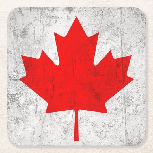 Kanada Rechteckiger Pappuntersetzer (Vorderseite)