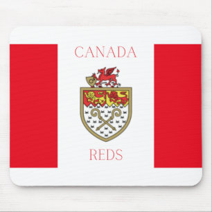 Kanada Reds Wrexham FC Postcard Mousepad