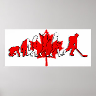 Kanada reine Gold Eishockey Gewinner Geschenke Poster