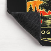 Kanada Reise Elch Berg Urlaub Souvenir Mousepad (Ecke)