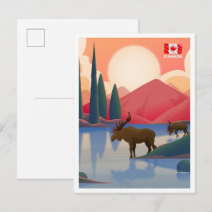 Kanada Reise Postkarte