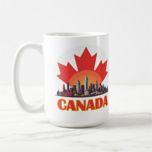 Kanada-Reiseandenken für das Reiseziel Kaffeetasse