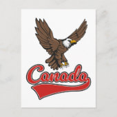 Kanada Reiselogo Feiertagspostkarte (Vorderseite)