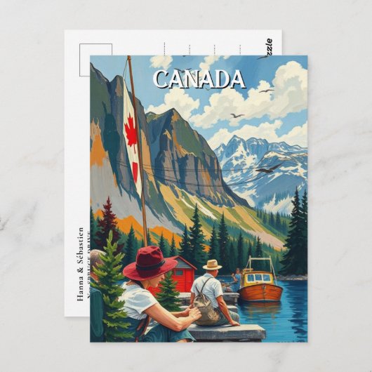 Kanada Reisen Postkarte (Vorne/Hinten)