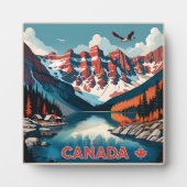 Kanada Reiseplakat Fotoplatte (Vorderseite)