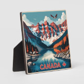 Kanada Reiseplakat Fotoplatte (Vorderseite)