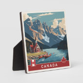 Kanada Reiseplakat Fotoplatte (Vorderseite)