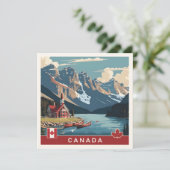 Kanada Reiseplakat Karte (Stehend Vorderseite)