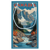 Kanada Reiseplakat Kleine Geschenktüte (Rückseite)
