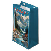 Kanada Reiseplakat Kleine Geschenktüte (Vorderseite Schrägansicht)
