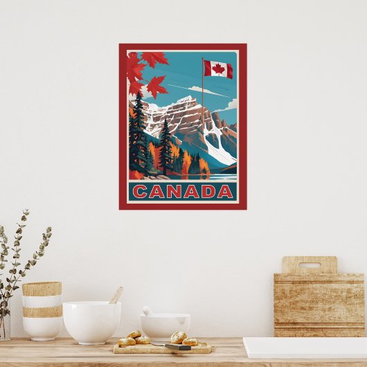 Kanada Reiseplakat Poster (Küche)