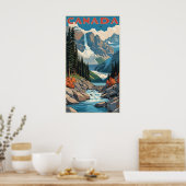 Kanada Reiseplakat Poster (Küche)