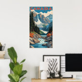 Kanada Reiseplakat Poster (Heimbüro)