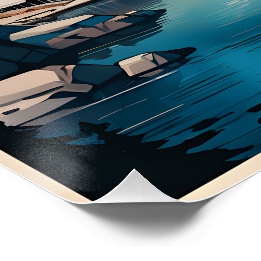 Kanada Reiseplakat Poster (Ecke)