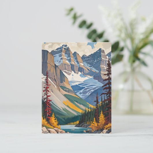 Kanada Reiseplakat Postkarte (Stehend Vorderseite)