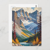 Kanada Reiseplakat Postkarte (Vorne/Hinten)