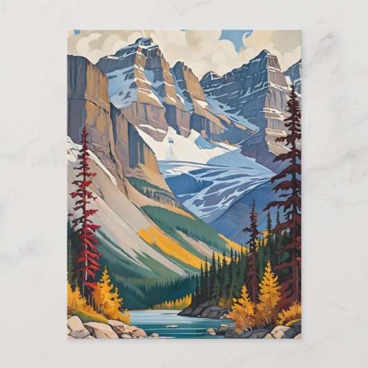 Kanada Reiseplakat Postkarte (Vorderseite)