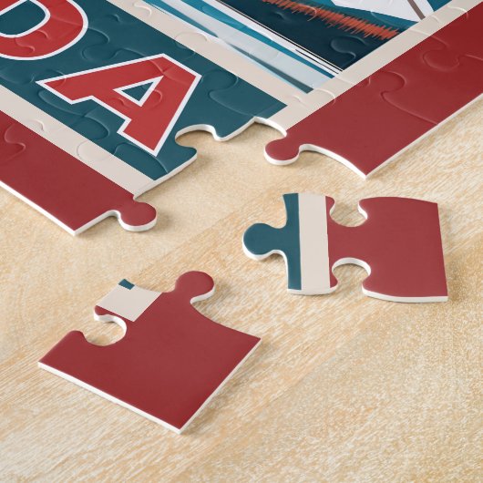 Kanada Reiseplakat Puzzle (Seite)
