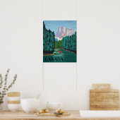 Kanada-Reiseposter Poster (Küche)