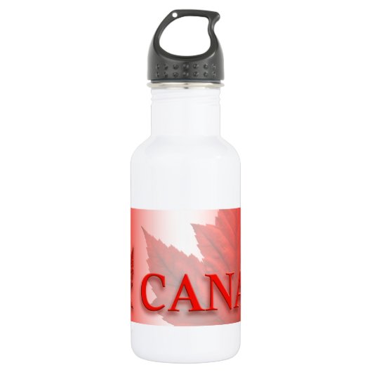 Kanada Retro Maple Leaf Souvenir Edelstahlflasche (Vorderseite)