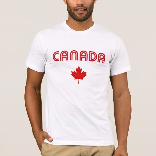 Kanada Retro T-Shirt (Vorderseite)