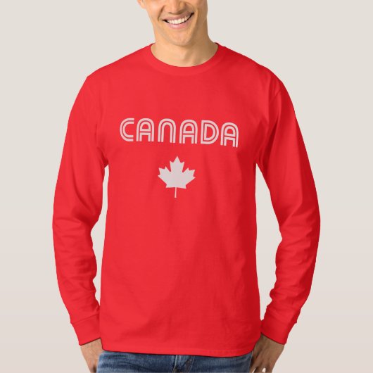 Kanada Retro T-Shirt (Vorderseite)