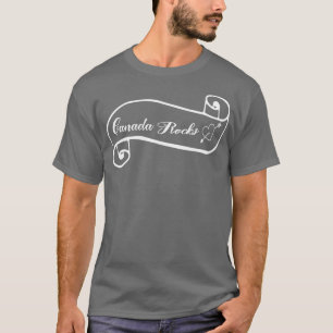 Kanada Rocks kanadische Flagge Funny Curling Fan G T-Shirt