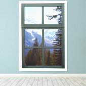 Kanada Rocky Mountains Nature Imitate Fenster Ansi Leinwanddruck (Insitu (Holzboden))