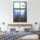 Kanada Rocky Mountains Nature Imitate Fenster Ansi Leinwanddruck (Insitu (Schlafzimmer))