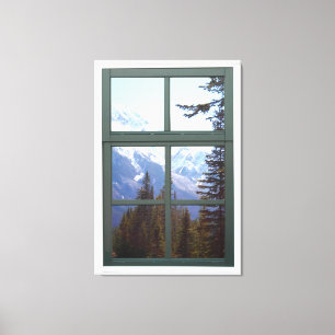Kanada Rocky Mountains Nature Imitate Fenster Ansi Leinwanddruck
