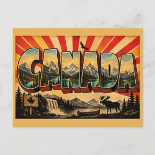 Kanada Rocky Mountains Türkisfarbene Seen Kunst Postkarte