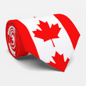 Kanada-Rotahorn-Blatt Krawatte (Gerollt)