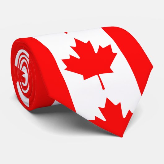 Kanada-Rotahorn-Blatt Krawatte (Gerollt)