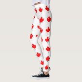 Kanada-Rotahorn-Blatt Leggings (Links)