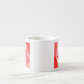 KANADA, roter Ahornleaf Espressotasse (Vorderseite)