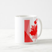 KANADA, roter Ahornleaf Kaffeetasse (VorderseiteRechts)