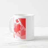 KANADA, roter Ahornleaf Kaffeetasse (Vorderseite Links)