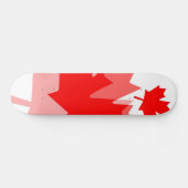 KANADA, roter Ahornleaf Skateboard (Horizontal)