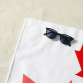 KANADA, roter Ahornleaf Strandtuch (Beispiel)